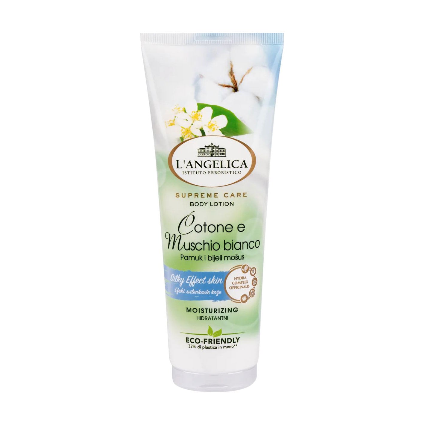 Лосьйон для тіла L'angelica Supreme Care Body Lotion Бавовна та білий мускус, 250 мл